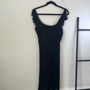 NWT VNTG RALPH LAUREN flutter sleeve cocktail dress